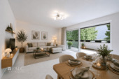 Einrichtungsbeispiel Wohn- und Esszimmer - 