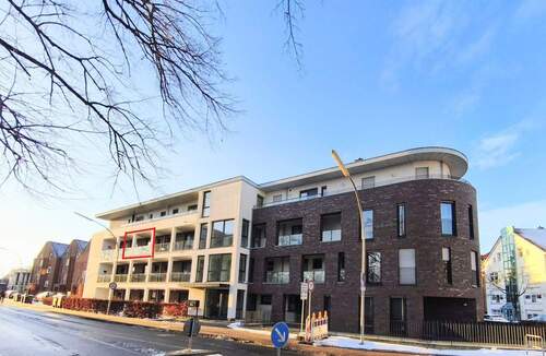 Aussenansicht1.jpg - Zentral und modern: City Wohnung in Lingen, 2,5 Zimmer Wohnung, 70m², Bernd- Rosemeyer Str. 39, Aufzug