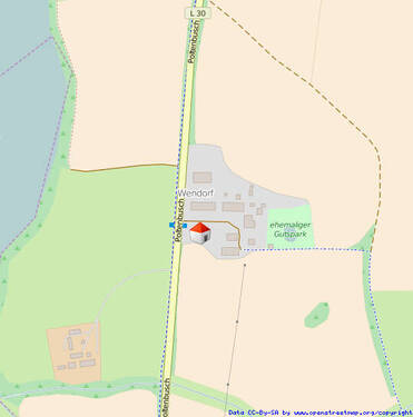 Lageplan - Grundstück in Garz/Rügen