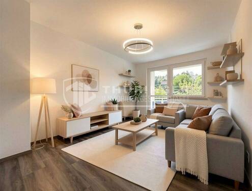 Wohnzimmer - möbliert Beispiel - 