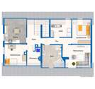 Grundriss vom Dachgeschoss - 