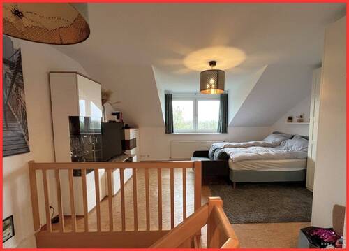 Schlafzimmer im Dachgeschoss - 