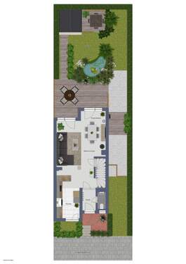 Möbliervorschlag Erdgeschoss - 