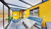 überdachte Terrasse - 5 Zimmer Doppelhaushälfte zum Kaufen in Altlandsberg