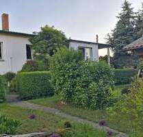 Massives Einfamilienhaus mit großem Holzblockhaus in Gohrau - Oranienbaum-Wörlitz