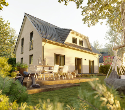 Gartenansicht - Komfortables Wohnen in ruhiger Umgebung: unkompliziert, energetisch sicher & bezahlbar