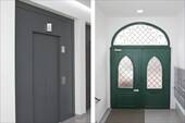 Hauseingang mit Aufzug - 