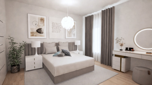 Beispiel Schlafzimmer - 2 Zimmer Etagenwohnung zum Kaufen in Dülmen