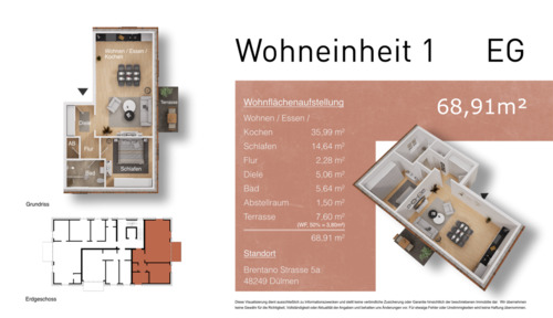 WE 1 a 68,9 m² - 
