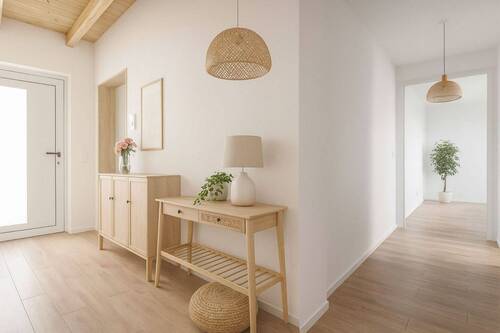 Flur_Gestaged - 3 Zimmer Etagenwohnung in Ellgau