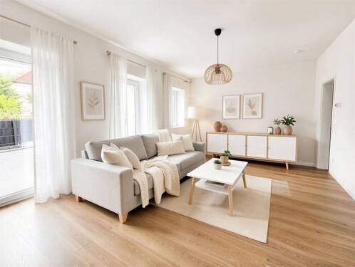 großes Wohnzimmer - (KI) - Etagenwohnung mit 72,00 m&sup2; in Delitzsch zur Miete