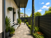 geräumige Terrasse - 