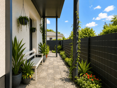 geräumige Terrasse - 