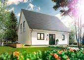 Eingang, Variante farbige Fenster - Einfamilienhaus mit 134,00 m&sup2; in Floh-Seligenthal zum Kaufen