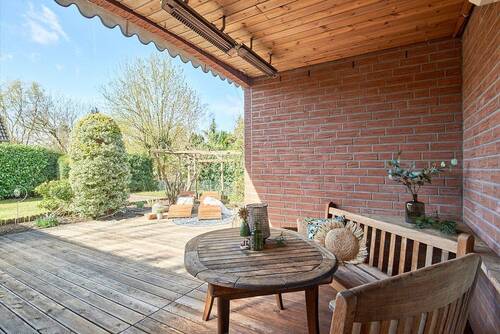 beheizte Loggia, direkt an der Küche an der Küche mit angrenzender Terrasse - 