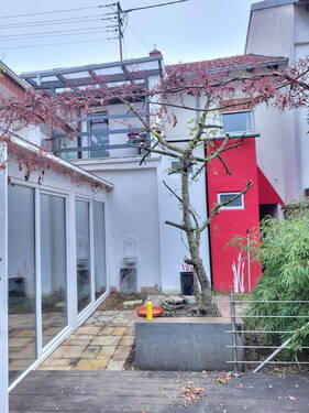 Blick auf Balkon Einliegerw. - 