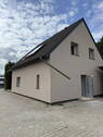 Haus Rückseite/ Eingang - 3 Zimmer Mehrfamilienhaus, Wohnhaus in Wandlitz