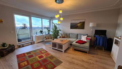 Wohnzimmer der Vormieterin - 2 Zimmer Etagenwohnung in Bad Segeberg