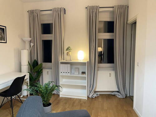 Wohnzimmer mit Küche - 