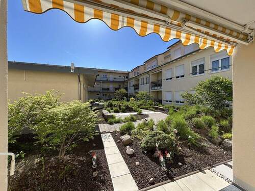 Terrasse_Innenhof - Altersgerecht, Barrierefrei, ruhig 2-Zimmer-Wohnung in Mainz-Gonsenheim