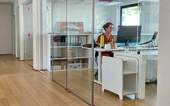 Glasabtrennung - Coworking Space Palesteet DA-Mitte All-In Miete Hotdesk - All-in-Miete