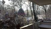 Blick vom Balkon im Winter - 