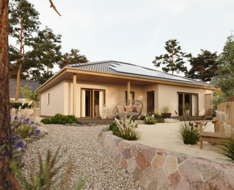 Gartenansicht - Der Wunschbungalow für dich und deine Familie!