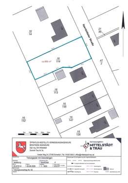 Lageplan - Grundstück in Jesteburg zum Kaufen