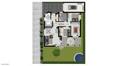 Grundriss Split-Level EG + OG - 