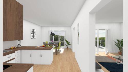 Wohnbeispiel - Etagenwohnung mit 65,90 m² in Ortenburg zum Kaufen