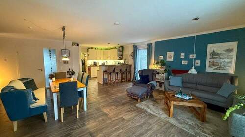 Wohn- und Esszimmer - 3 Zimmer Einfamilienhaus zum Kaufen in Hürup