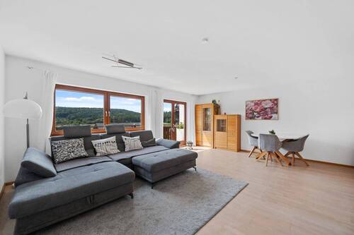 EG I Wohnzimmer - 6 Zimmer Doppelhaushälfte zum Kaufen in Simmozheim