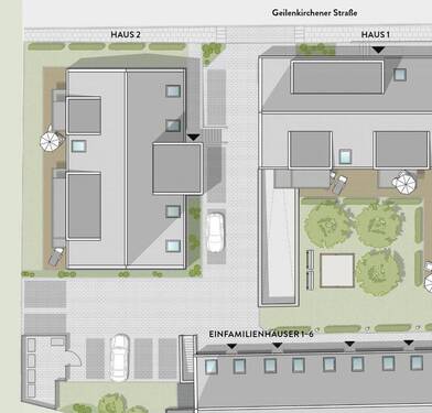 Ausschnitt Lageplan MFH 2 - 