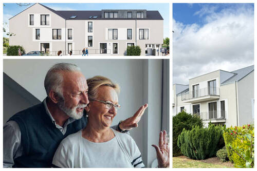 GKS Ausschnitt MFH-2 - Moderne u. helle Wohnung mit sonnigem Balkon . Wohnen im Rodehof . ca. 78 m² Wfl. . . NEUBAU . .