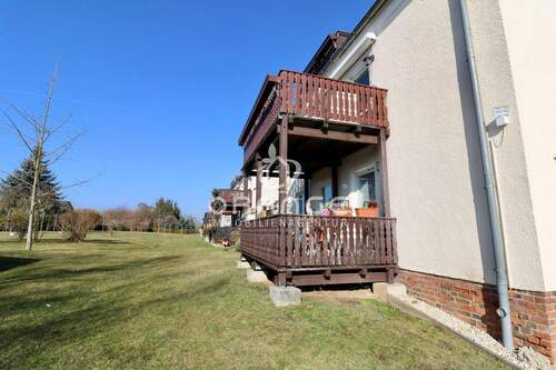 Hausrückseite - 4 Zimmer Etagenwohnung zum Kaufen in Tröglitz