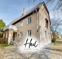 Historisches Pfarrhaus mit 2.900 m² Grundstück, Balkon und Kamin-Freisitz - Groitzsch Audigast