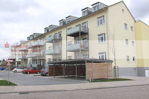 Rückansicht - 2 Zimmer Etagenwohnung zum Kaufen in Rastatt