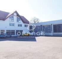 * Vielseitig nutzbare Gewerbehalle mit Verwaltung und großzügiger Freifläche in Illertissen *