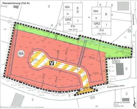 Planzeichnung Teil A - 