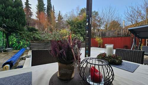 Terrassenausblick - Einfamilienhaus mit 170,00 m&sup2; in Ansbach / Schalkhausen zum Kaufen