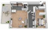 3D-Grundriss - 