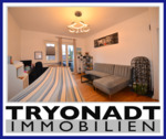 Wohnzimmer mit Logo - z.Z. vermietete 2-Zimmer-Wohnung in Spandau