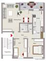 Wohnungsgrundriss - 