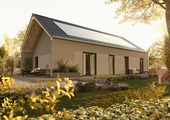 BG100 Novo - Gartenansicht - 5 Zimmer Bungalow zum Kaufen in Erfurt