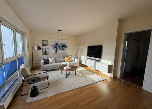 Wohnzimmer kleinere Wohnung - KI - 