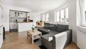 Wohnzimmer 2 - Bezugsfrei ab 1.9.25! Attraktive 3,5-Zimmer-Wohnung mit Balkon & EBK in gepflegtem Mehrfamilienhaus