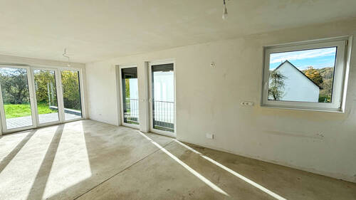 Wohnzimmer EG - Doppelhaushälfte mit 133,00 m² in Windeck / Eulenbruch zum Kaufen