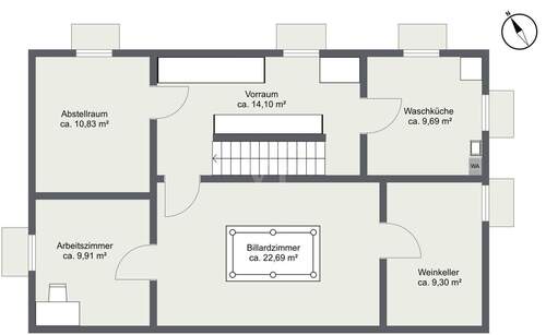 Kellergeschoss - 
