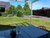 Blick auf den Garten - 1 Zimmer Einfamilienhaus in Niedersachsen - Osterwald