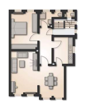 1. Obergeschoss Visualisierung - 